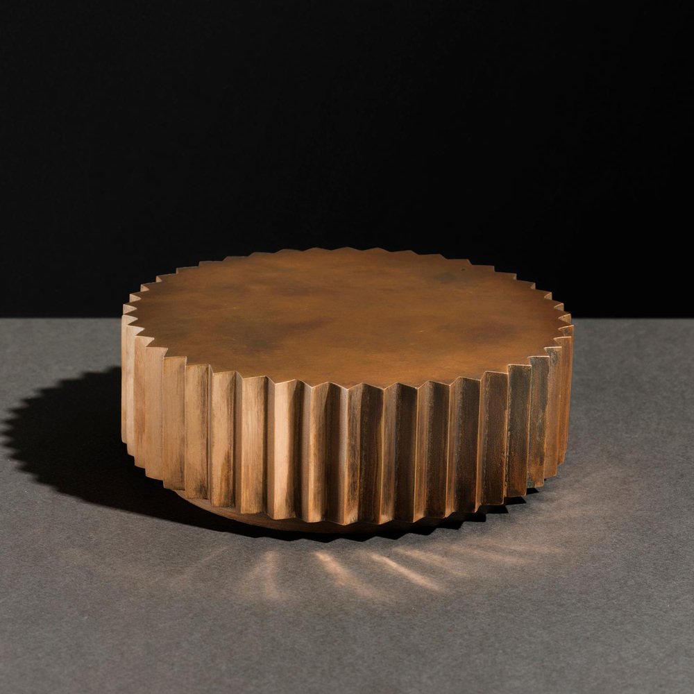 Doris Bronze Low Coffee Table by Fred and Juul