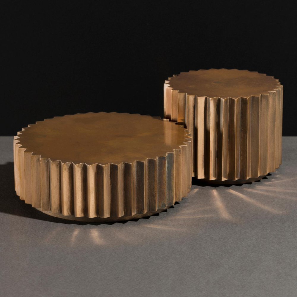 Doris Bronze Low Coffee Table by Fred and Juul