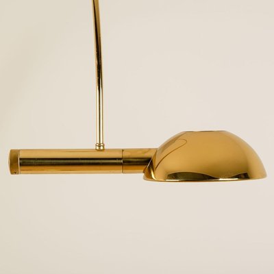 Double Ball Brass Arc Floor Lamp with Adjustable Height by Florian Schulz, 1970-VDW-839152