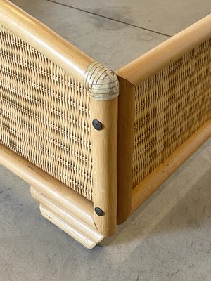 Double Bed in Bamboo and Wicker, 1980s-NPC-1816577