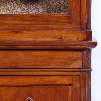 Double Body Cabinet in Walnut, Italy, 1800s-XSG-1797401