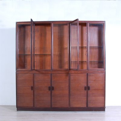 Double Body Office Bookcase, Italy, 1940s-XSG-1767694