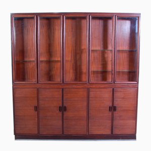 Double Body Office Bookcase, Italy, 1940s-XSG-1767694