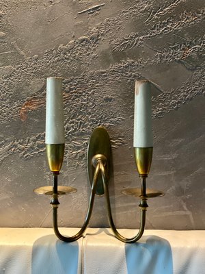 Double Light Wall Lights by Giò Ponti, 1950s, Italy, Set of 3-PYA-1049652