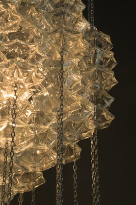 Double Pagode Pendant Chandelier from Kalmar, Vienna, 1960s-SPD-1007343