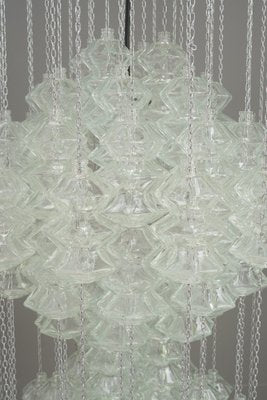 Double Pagode Pendant Chandelier from Kalmar, Vienna, 1960s-SPD-1007343