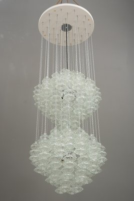 Double Pagode Pendant Chandelier from Kalmar, Vienna, 1960s-SPD-1007343