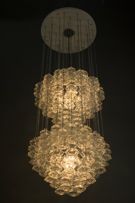 Double Pagode Pendant Chandelier from Kalmar, Vienna, 1960s-SPD-1007343