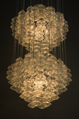 Double Pagode Pendant Chandelier from Kalmar, Vienna, 1960s-SPD-1007343