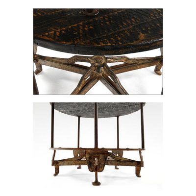 Double Round Display Table-NQ-625145