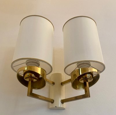 Double Sconce in Brass, 1960s-CQE-1166511