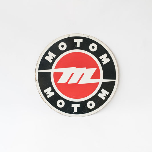 Double-Sided Advertising Sign from Motom, 1960s