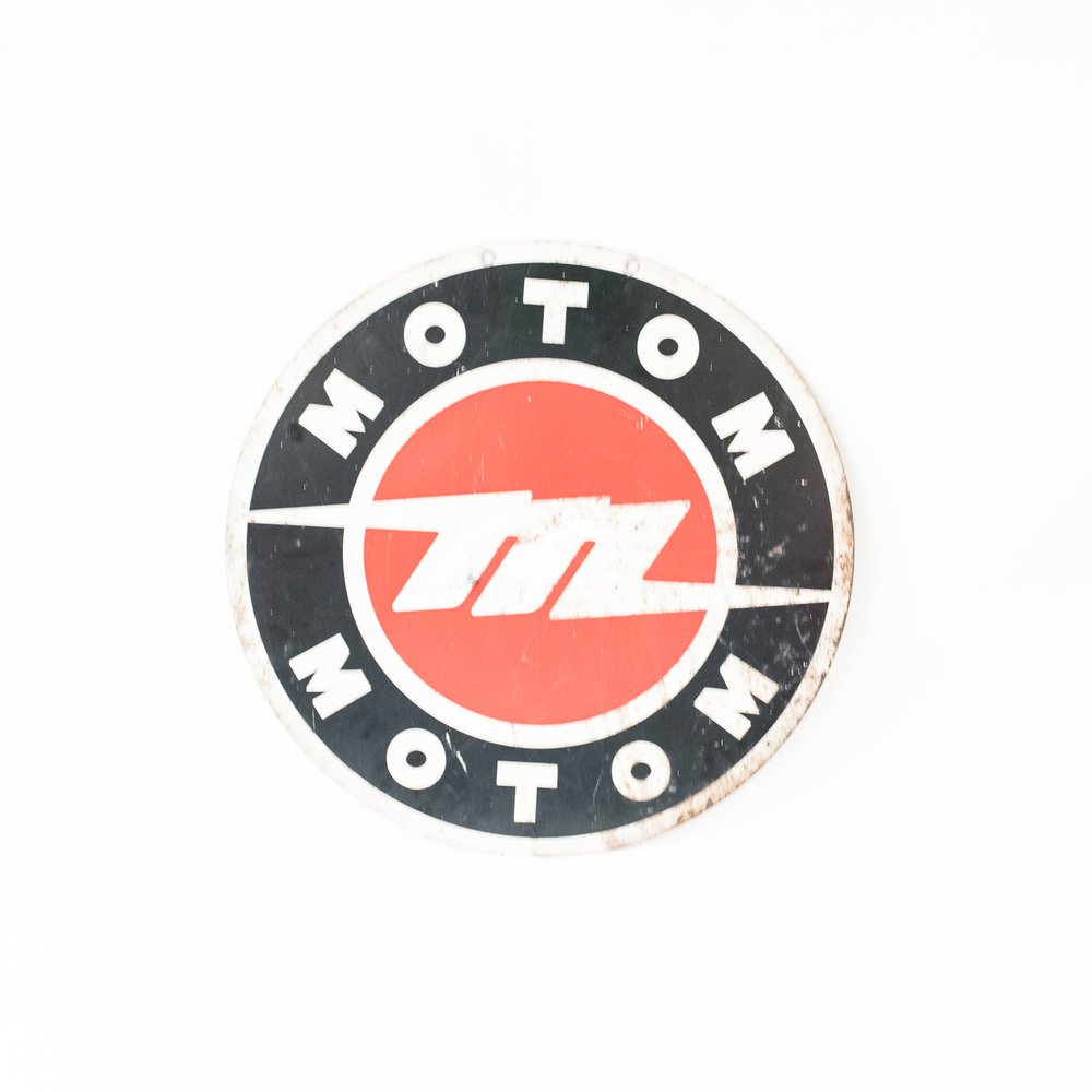 Double-Sided Advertising Sign from Motom, 1960s