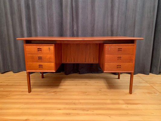 Double-Sided Desk attributed to Arne Vodder from Brouer Møbelfabrik, Denmark, 1960s-RTR-1384603