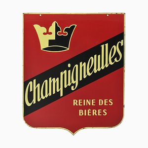 Double-Sided Enamel Sign from Champigneulles-NQ-1706846