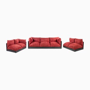 Down Modular Sofas by Carlo Bartoli for Rossi di Albizzate, 1973, Set of 3-ZCI-2030030