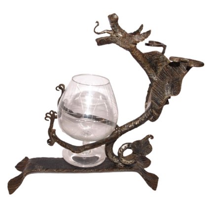 Dragons Cup and Bottle Holders, 1960s, Set of 2-SNX-906475