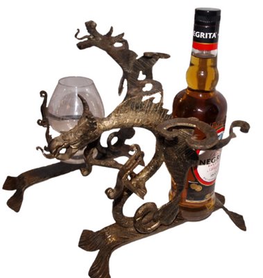 Dragons Cup and Bottle Holders, 1960s, Set of 2-SNX-906475