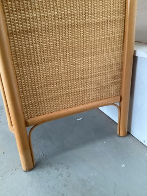 Drawer Cabinet in Bamboo and Rattan, 1970s-SU-1756867