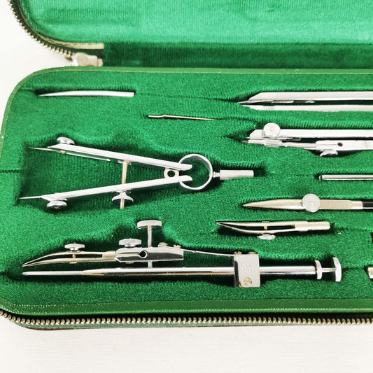 Drawing Instruments from A.W. Faber Castell, Germany, 1960s, Set of 12