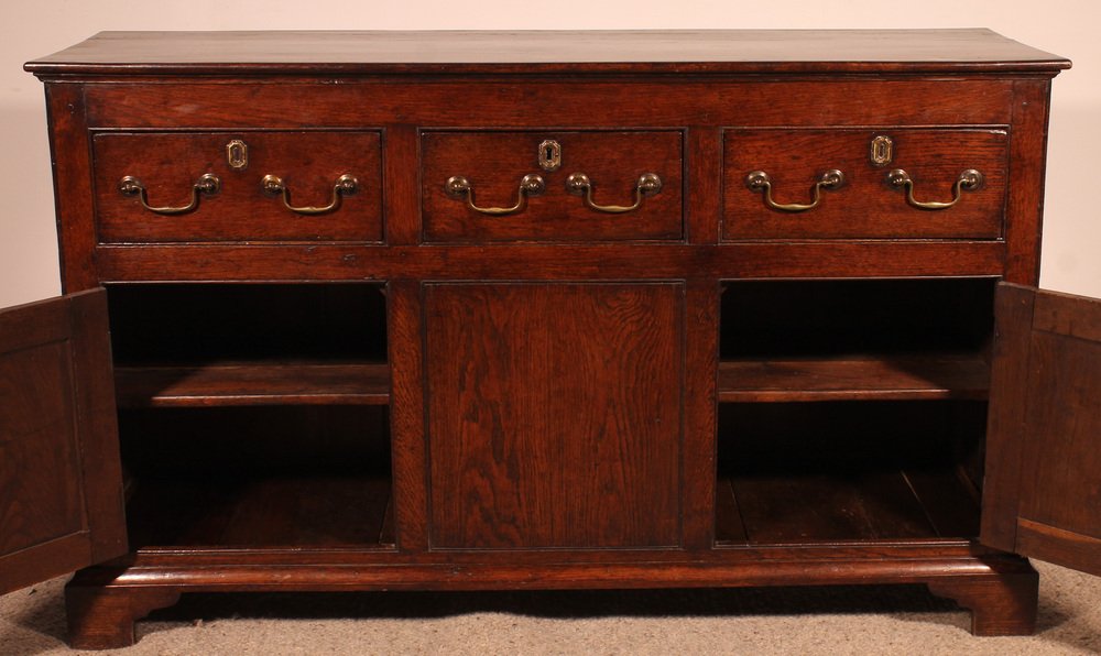 Dresser Base in Oak, 18th Century