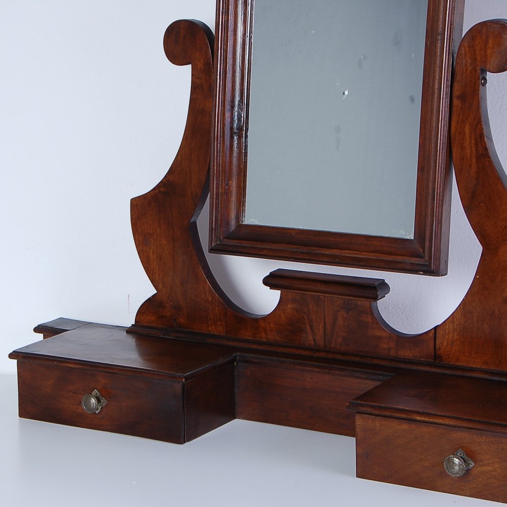 Dressing Mirror in Walnut, Early 1900s