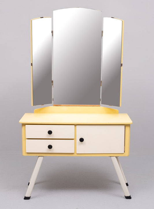 Dressing Table with Folding Mirror, 1950s