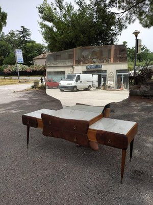 Dressing Table with Mirror, 1960s-RAQ-957753