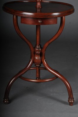 Dressing Table with Standing Mirror in Beech from Thonet, 1900s-FLW-1402147