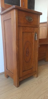 Dressing Table with Triple Mirror, 1950s-ZEF-1724948