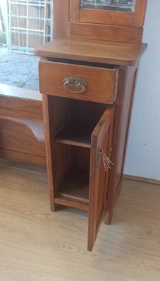 Dressing Table with Triple Mirror, 1950s-ZEF-1724948