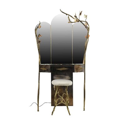 Dressing Table with Triptych Mirror by Henri Fernandez-NQ-1076481