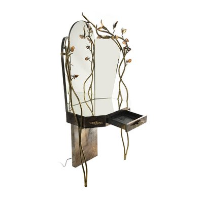 Dressing Table with Triptych Mirror by Henri Fernandez-NQ-1076481