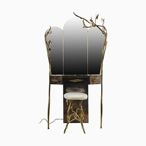 Dressing Table with Triptych Mirror by Henri Fernandez-NQ-1076481