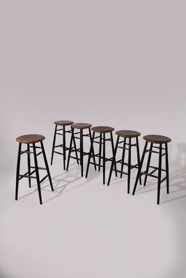 Drifted Stool attributed to Lars Beller Fjetland, Set of 6-RCE-2027703