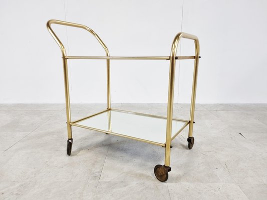 Drinks Trolley in Brass, 1960s-IRH-1241598