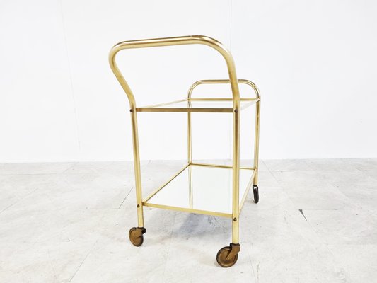 Drinks Trolley in Brass, 1960s-IRH-1241598