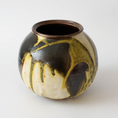 Drip Glaze Studio Ceramic Vase by Yves Loiselet, 1990s-IXK-1409062