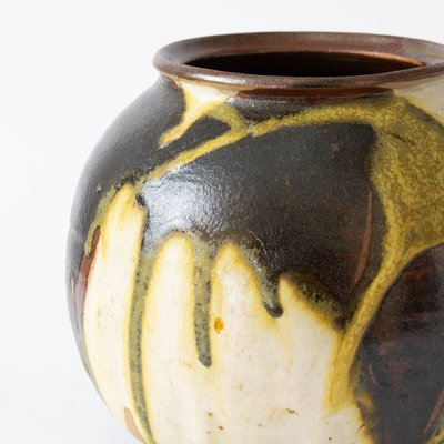 Drip Glaze Studio Ceramic Vase by Yves Loiselet, 1990s-IXK-1409062