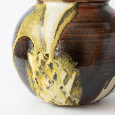 Drip Glaze Studio Ceramic Vase by Yves Loiselet, 1990s-IXK-1409062