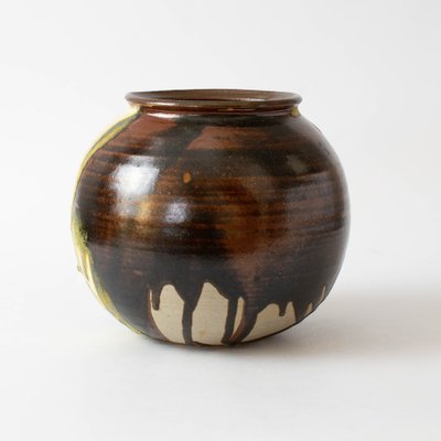 Drip Glaze Studio Ceramic Vase by Yves Loiselet, 1990s-IXK-1409062