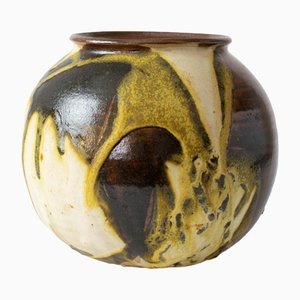 Drip Glaze Studio Ceramic Vase by Yves Loiselet, 1990s-IXK-1409062