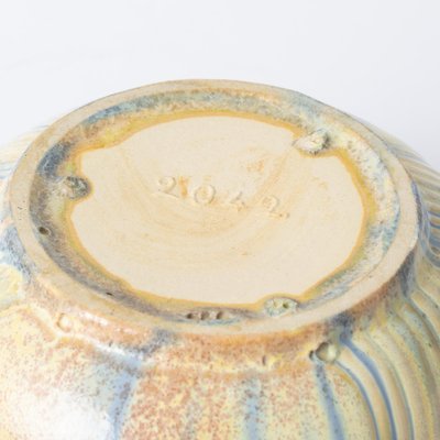 Drip Glazed Ceramic Vase from Faiencerie Thulin, 1920s-IXK-1292068