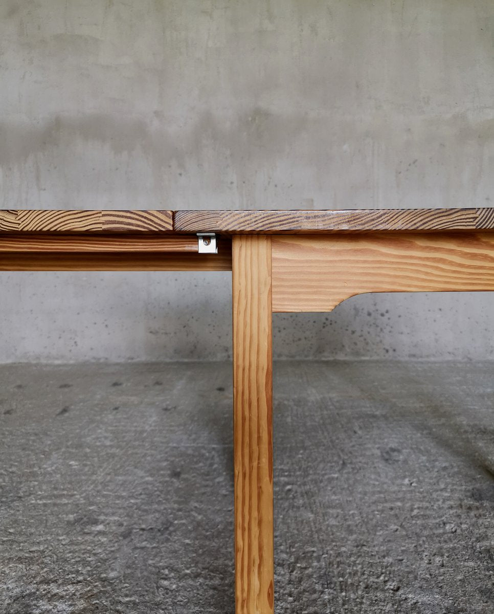 Drop Leaf Oregon Pine Desk Journeyman Piece by Hans J. Wegner, Denmark, 1960s