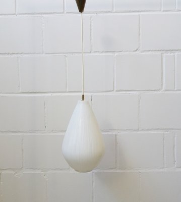 Drop Shape Glass Pendant Lamp, 1950s-BLG-1319927