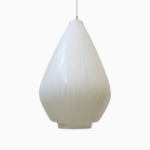 Drop Shape Glass Pendant Lamp, 1950s-BLG-1319927