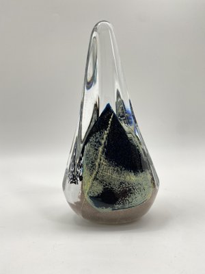 Drop-Shaped Paperweight in Art Glass, 1980s-CZ-1816098