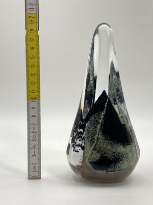 Drop-Shaped Paperweight in Art Glass, 1980s-CZ-1816098