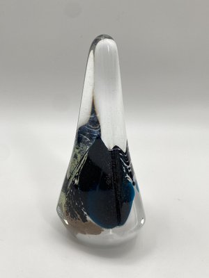 Drop-Shaped Paperweight in Art Glass, 1980s-CZ-1816098