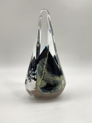 Drop-Shaped Paperweight in Art Glass, 1980s-CZ-1816098